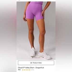 Vitality cloud II volley short- Dragonfruit